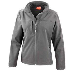 Result Womens/Ladies Classic Soft Shell Jacket / Gray